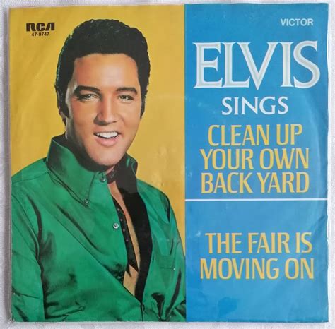 Elvis Presley Clean Up Your Own Back Yard Single Kaufen Auf Ricardo