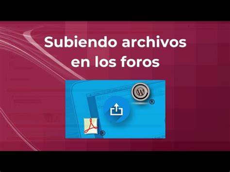 Ipn Polivirtual Subiendo Archivos En Los Foros Youtube