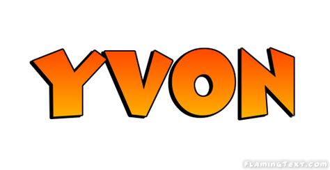 Yvon Logo | Free Name Design Tool from Flaming Text