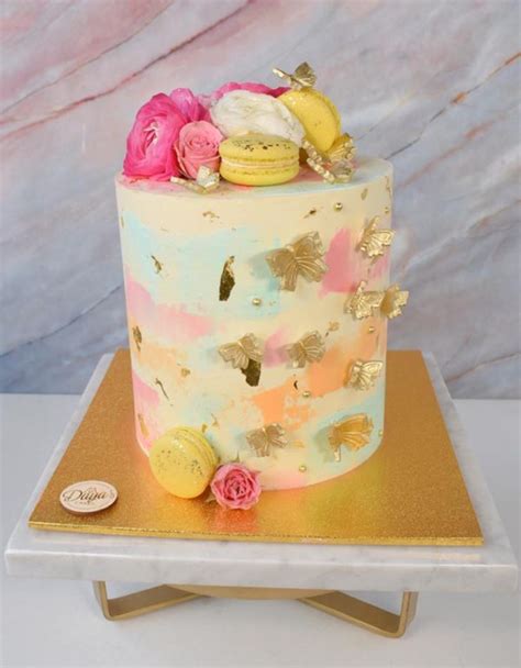 Torta Decorada Con Mariposas Daya S Cakes