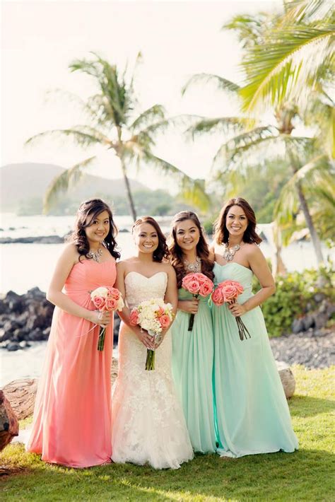 Coral Beach Dresses For A Perfect Wedding Day Jenniemarieweddings