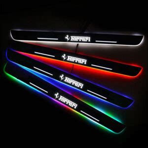 Dodge Challenger Led Door Sill Pro Guards Carledlogo