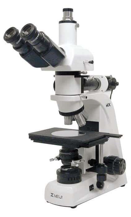 Meiji Techno Mx Metallurgical Trinocular Microscope Brightfield