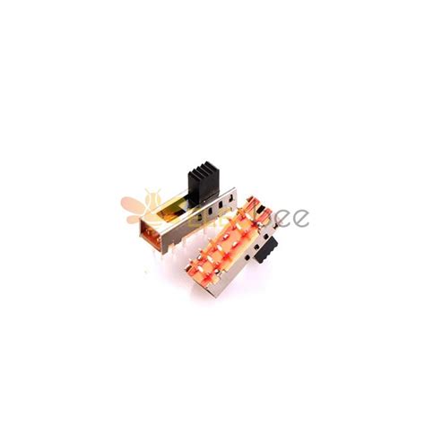 10Pcs Slide Switch SS 2P4T SS24E01 With Light Hole Miniature For