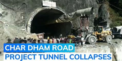 Uttarakhand Under Construction Tunnel Collapses Labourers Trapped