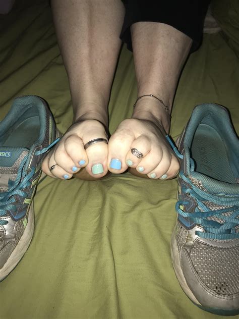 My Wifes Stinky Feet Out Of Her Reeking Asics Sneakers 🤤 R Footsniffing