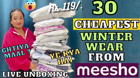 30 Meesho Huge Trendy Winter Wear Haul 🤭 Omg 😨 इतना सस्ता कैसे