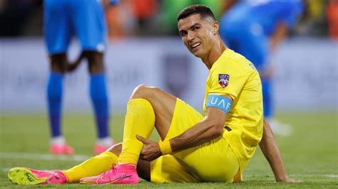 Sports Cristiano Ronaldo In Tears Al Nassr Star Stretchered Off