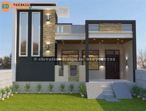 Simple House Front Elevation Designs For Single Floor