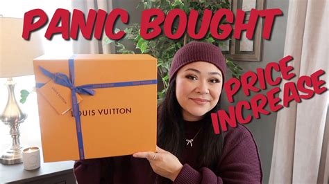 LOUIS VUITTON UNBOXING PANIC BUYING SCARED OF PRICE INCREASE YouTube