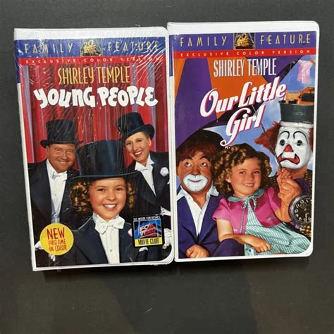 SHIRLEY TEMPLE VHS 20th Century Fox Movie Collection Tapes 18 19 EUR