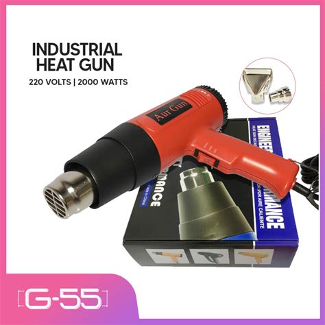 Industrial Heat Gun Watts Heavy Duty Hot Air Plastic Sealer Heater Blower Heat Shrink