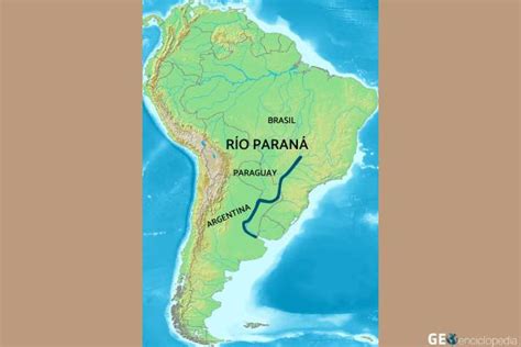 R O Paran Mapa Longitud D Nde Nace Y Desembocadura