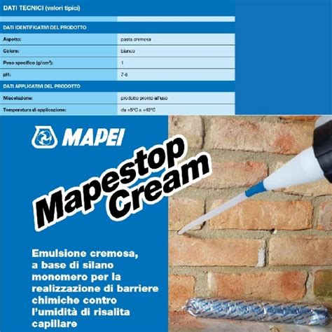 Mapestop Cream Mapei barriera chimica umidità risalita 280ml