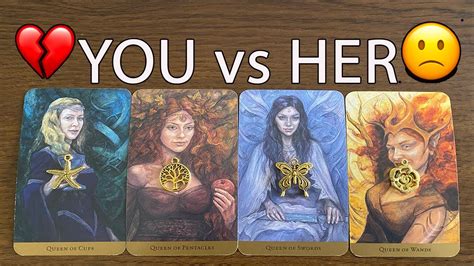 You Vs Her ~ His Thoughts And Feelings ~ Third Party Tarot Reading ~ 🔮pick A Card 🔮 Timeless