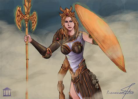 Smite Athena Fan Art