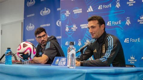 Lionel Scaloni Confirm Que Lionel Messi No Ser Titular Ante Ecuador