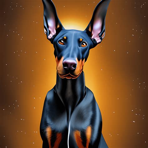Christmas Doberman Painting · Creative Fabrica