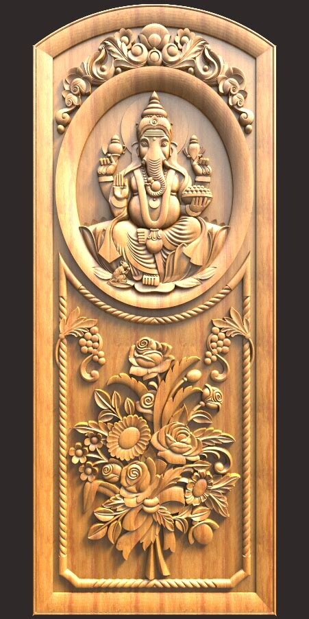 Latest Ganesh Door Design For Cnc Carving Dkart In