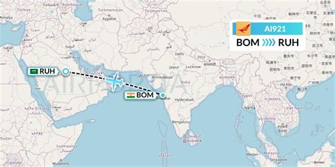 AI921 Flight Status Air India Mumbai To Riyadh AIC921