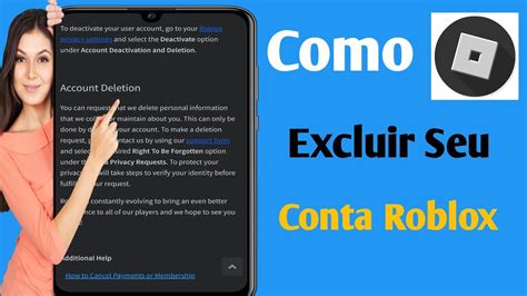 Como Excluir Sua Conta Roblox Como Excluir Sua Conta Roblox Nova