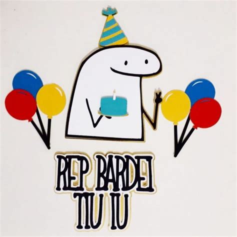 Topo De Bolo Flork Rep Bardei Elo7 Produtos Especiais Topper Tiu