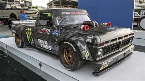 Ken Block S Gymkhana 10 Car Is A V6 1977 Ford F 150 Autoblog