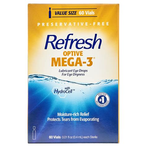 Refresh Optive Mega 3 Lubricant Eye Drops Preservative Free Tears 04