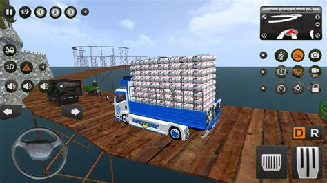 Game Mobil Truk Oleng Izuzu Giga Engkel Muat Beras Mobil Simulator