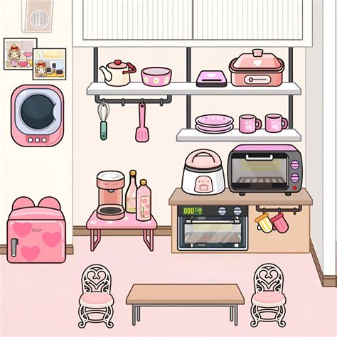 Miga World Aesthetic House Pink Apartment 💗🌷 Adorable Homes Game