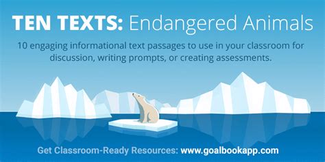 Teaching About Endangered Animals Reading Passages Graphic Video