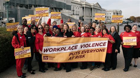 Nnu Sponsors Federal Bill To Prevent Workplace Violence National Nurses United