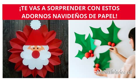 Con Molde ¡te Vas A Sorprender De Estos Adornos Navideños Hechos Con