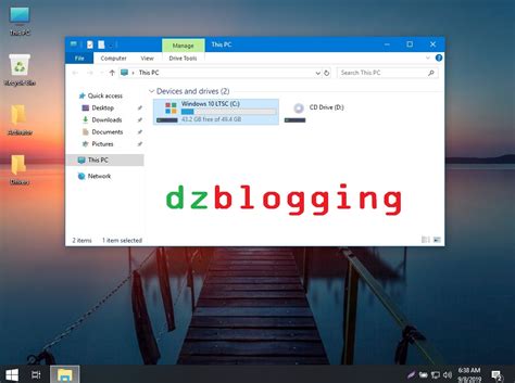 ويندوز Windows 10 Enterprise Ltsc 2019 X64 Lite Aug 2019 [dzblogging]