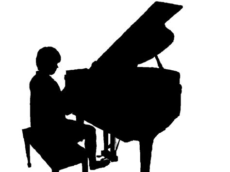 Free Man Playing Piano Silhouette, Download Free Man Playing Piano ...