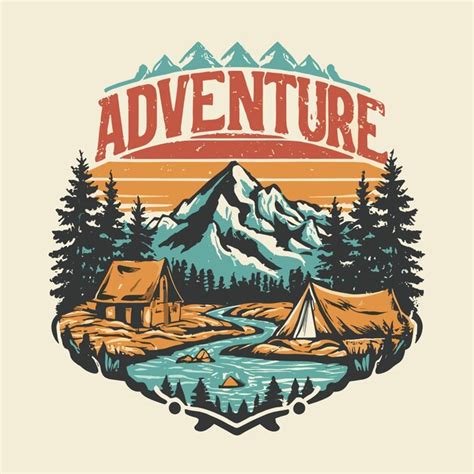 Premium Vector Adventure T Shirt Design Vector