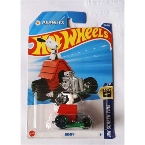 Jual Hot Wheels Snoopy Red HW Screen Time Peanuts Years