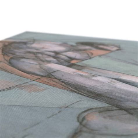 Abstract Male Nude Figure Painting Canvas Art Print Grey Etsy