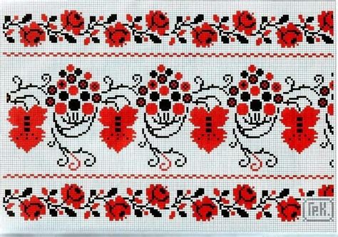 Узоры крестиком на полотенце (48 фото)