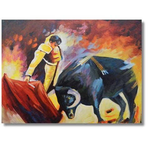 Bullfighting Paintings on Canvas For Living Room Buy Online From Best ...