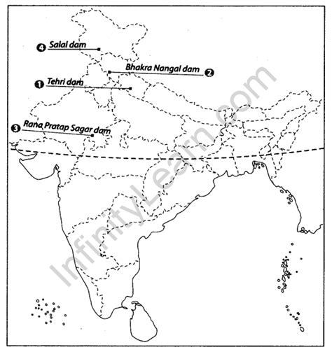 Bhakra Nangal Dam Map