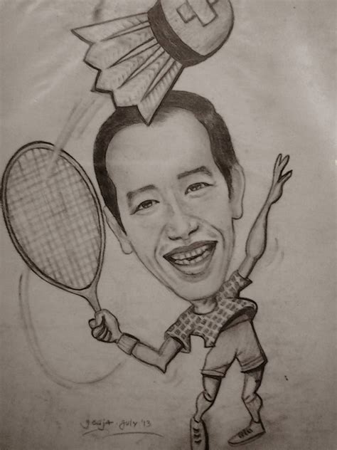 Jasa Lukis Wajah dan Karikatur: Karikatur Hitam Putih