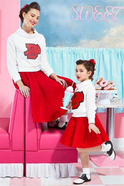 ‘50s Cheerleader Costume For Women Cheerleader Costume Costumes For