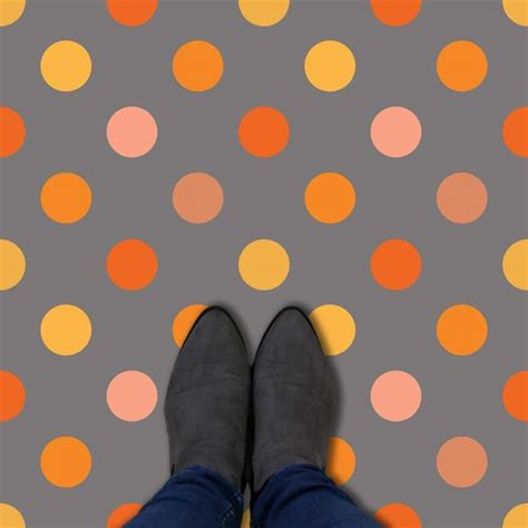 Polka Dot Flooring Home Decor Ideas Designed To Join The Dots For