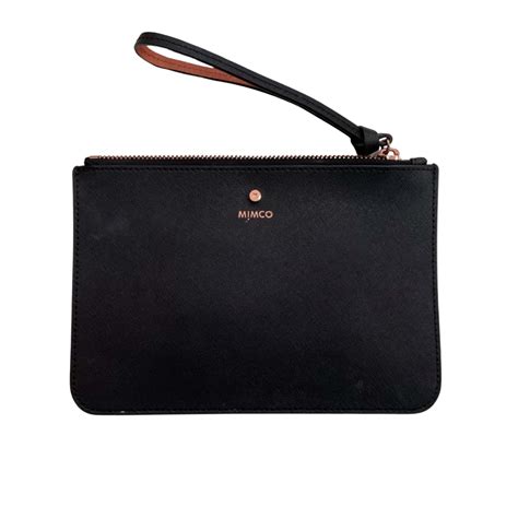 Mimco Black Supermicra Pouchs