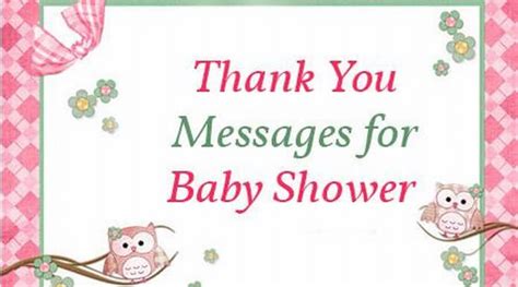 Thank You Messages For Baby Shower At Work 43 Off