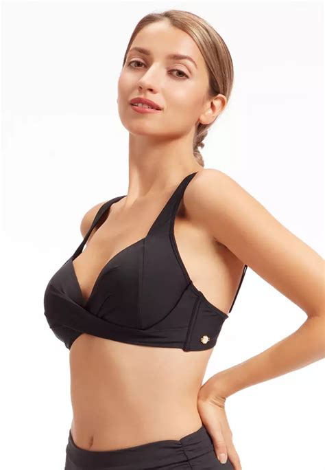 Buy Sunseeker Sunseeker Core Solid D Cup Bikini Top Online