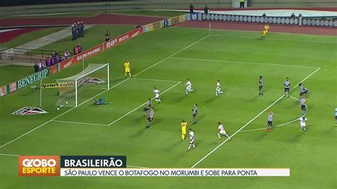 Vídeo Brasileirão São Paulo vence o Botafogo e dorme na liderança