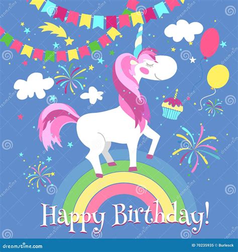 Happy Birthday Unicorn Printable