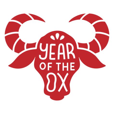 Year Of The Ox Head Cut Out Png And Svg Design For T Shirts